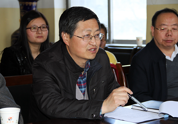 张文生院长汇报学院情况