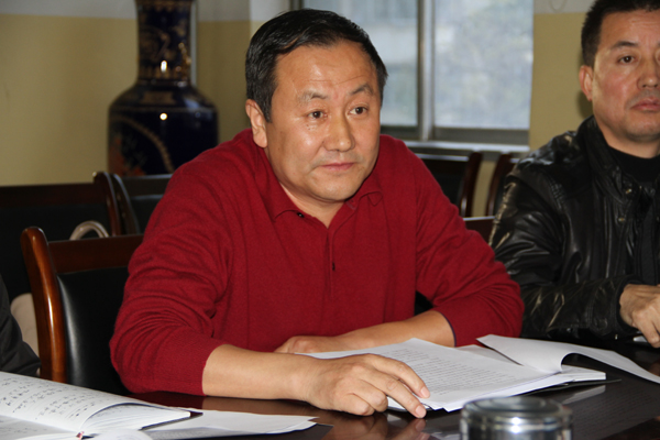 葛彬书记汇报工作