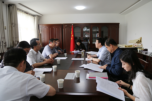 与榆林市科技局座谈